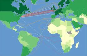 First transAtlantic signal.