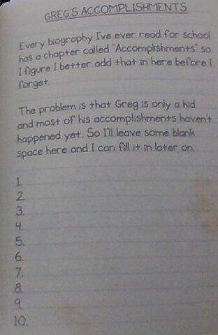 Greg's Accomplishments