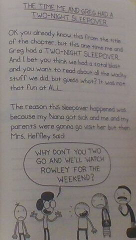 The Time Me And Greg Had A Two-Night Sleepover