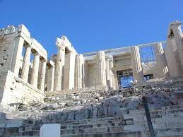 GRECIA. Propileos de la Acrópolis de Atenas