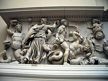 GRECIA. Friso oriental del Altar de Pérgamo