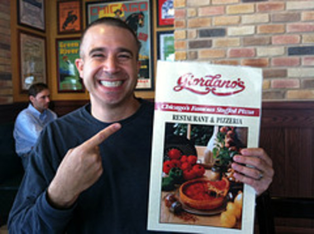 Matt P eats at Giordano's