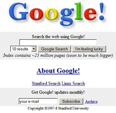 PENTIUM 2, BUSCADOR DE GOOGLE, GOOGLE INC.