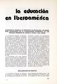 Conferencia Regional de Ministros de Educación y de planificación económica de los Estados miembros de América Latina y del Caribe.