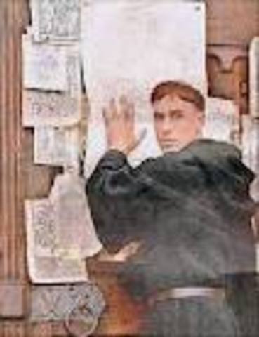 Posting of the 95 Thesis