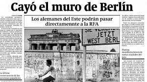 Cae el Muro de Berlín, símbolo de la Guerra Fría.