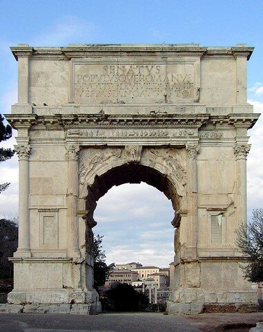 ROMA. Arco del Triunfo de Tito, (Roma).