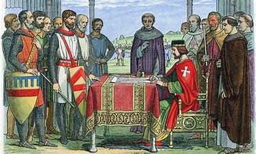 Magna Carta is signed