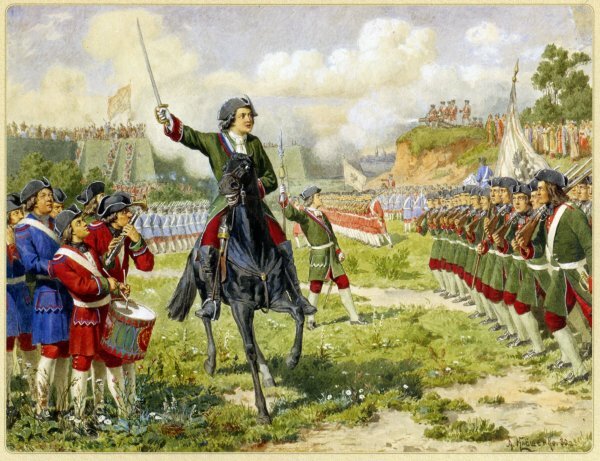 Потешные полки Петра.