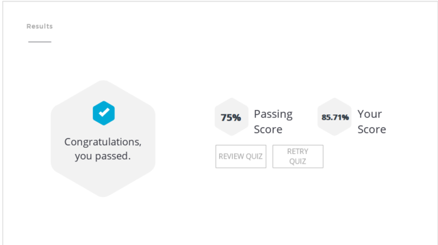 What we did last week