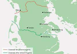 Dansk-tysk grænsen blev fastlagt