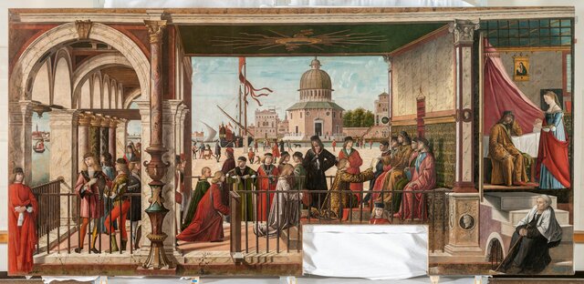 Carpaccio dipinge le "Storie di Sant'Orsola"