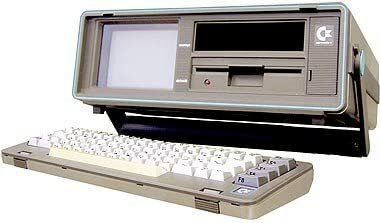 The first portable computer to feature a full-color display screen.