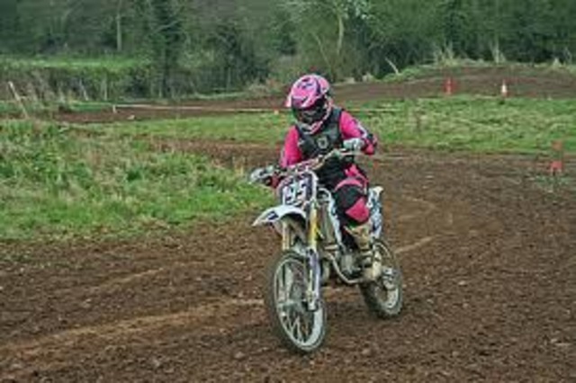 She started raceing at seven!