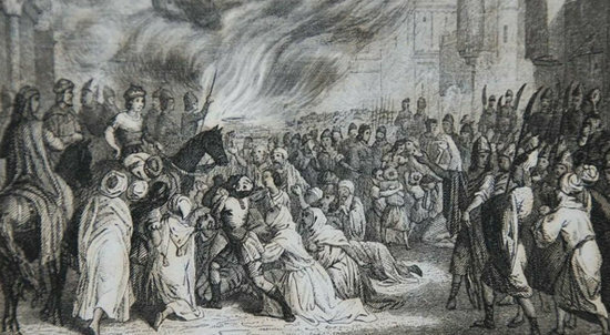 Enfrontaments entre berbers i àrabs pel repartiment de les terres conquistades.