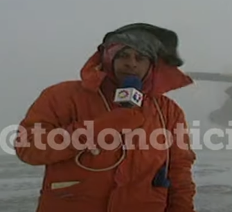 Primera transmisión en vivo desde la Base Marambio en la Antártida con Mario Markic