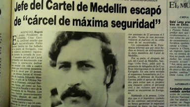 Pablo Escobar se fuga de la prisión