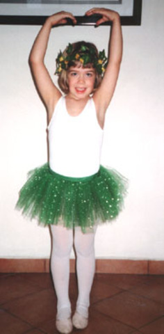 Bruna apresenta balé pela primeira vez