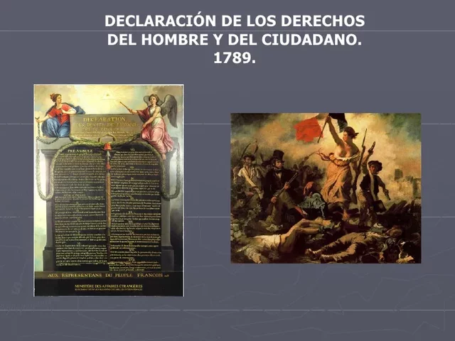 Declaración de los derechos del hombre y del ciudadano.