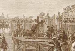 Restauración del absolutismo y persecución de los liberales.