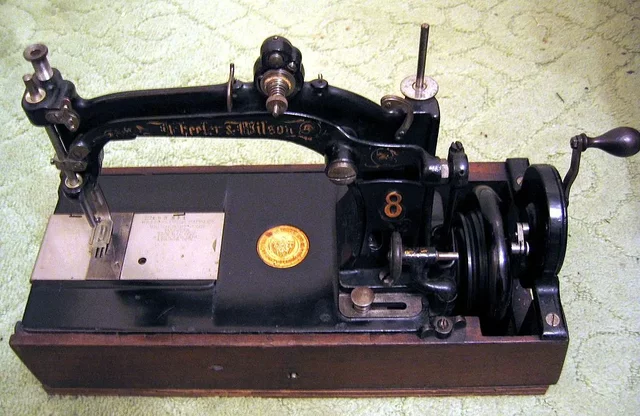 The “boom” of sewing machines