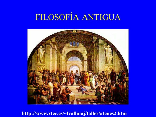 FILOSOFÍA ANTIGUA