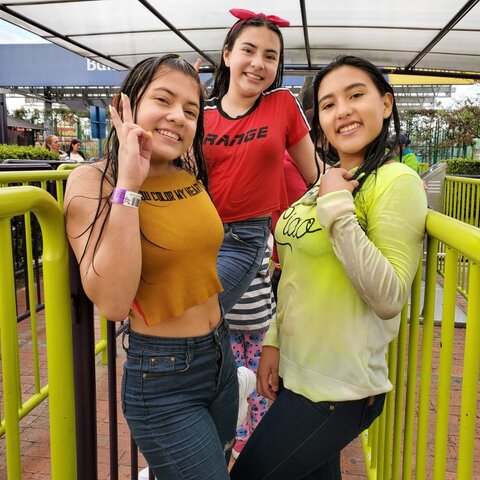 cuando fuimos a un parque de diversiones