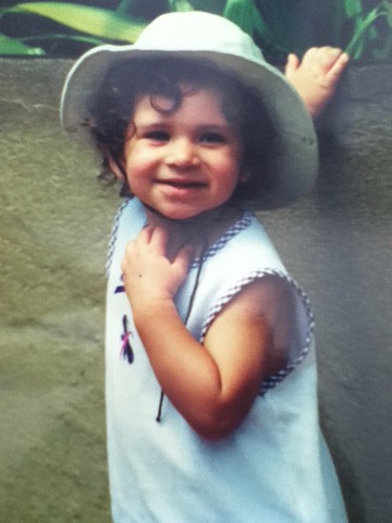 Júlia no parque Ibirapuera