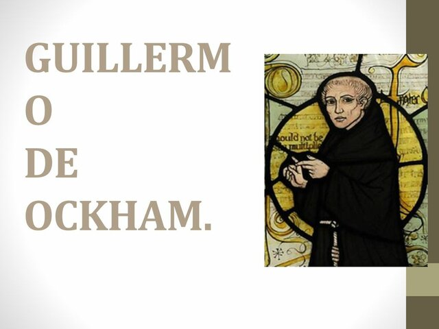 Guillermo de Ockham (Nominalismo)