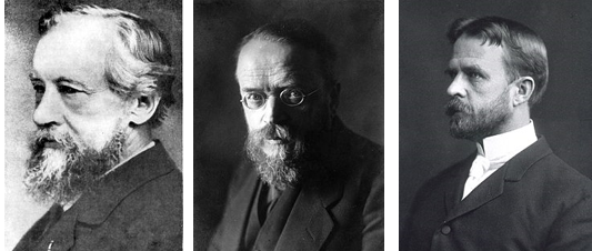 Hugo de Vries, Carl Correns and Erich von Tschermak