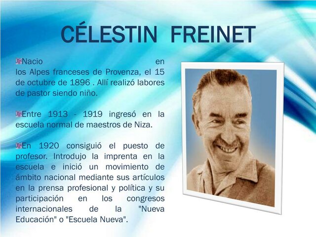 CELESTIN FREINET