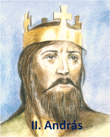 II. András koronázása