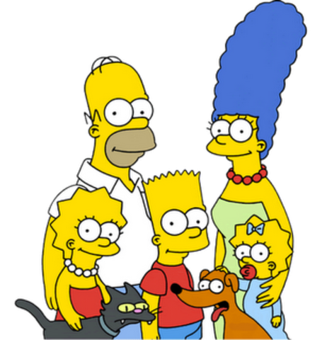 Os simpsons passaram os flinstones!