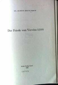 The peace of Vervins