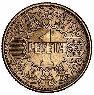 La peseta moneda oficial