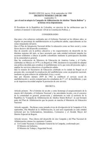 Decreto 2346.
