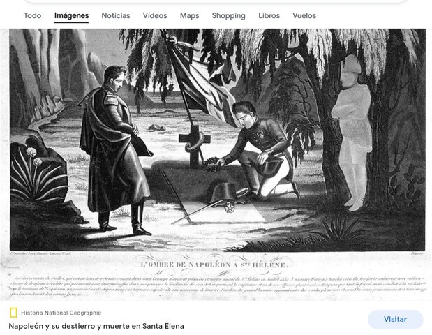 Destierro de Napoleón a la isla de Santa Helena