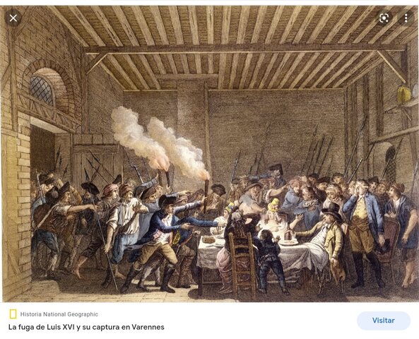 Huida de rey su famila