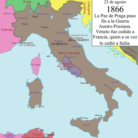 Tercera fase de la unificación italiana