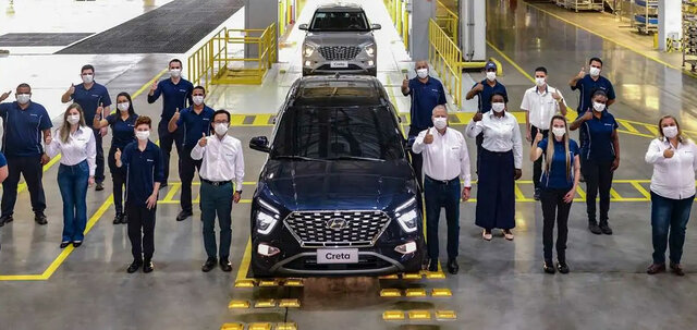 Hyundai inició la producción en serie de la segunda generación de la Creta en la planta brasileña de Piracicaba (Sao Paulo) Así lo reveló el CEO de la marca para América Latina en su perfil de Linkedin.