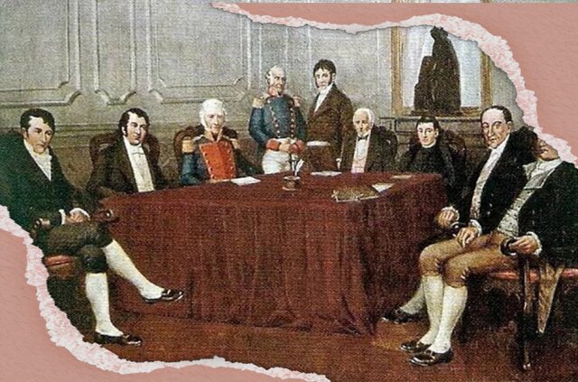 Elección de la Primera Junta de Gobierno en Buenos Aires para las provincias que formaban parte del Virreinato del Río de la Plata o Buenos Aires. Día Nacional de Argentina.