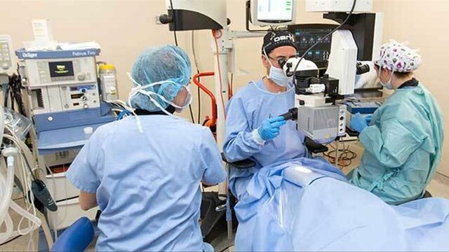 Cirugía robótica con laser