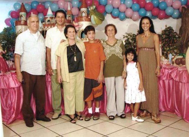 Minha família em um aniversário- Gabi