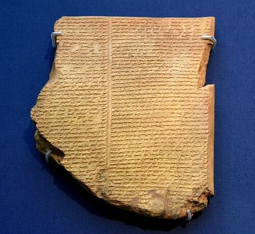 The "Epic of Gilgamesh" is transcribed