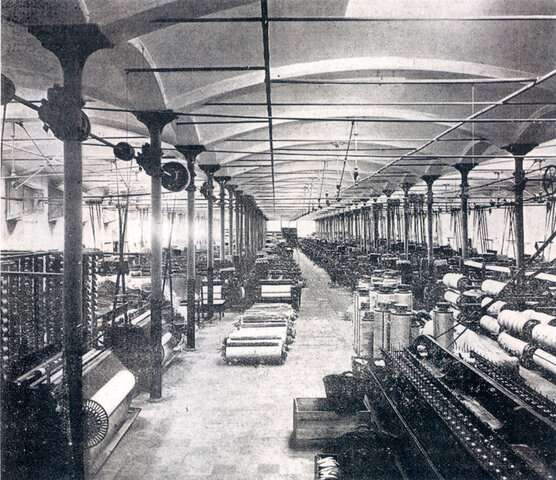 Primera fàbrica de cotó d'Indianes.