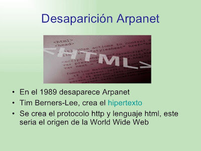 Desaparición de ARPANET.