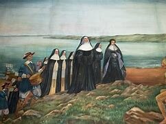 arrive des ursulines et des augustines