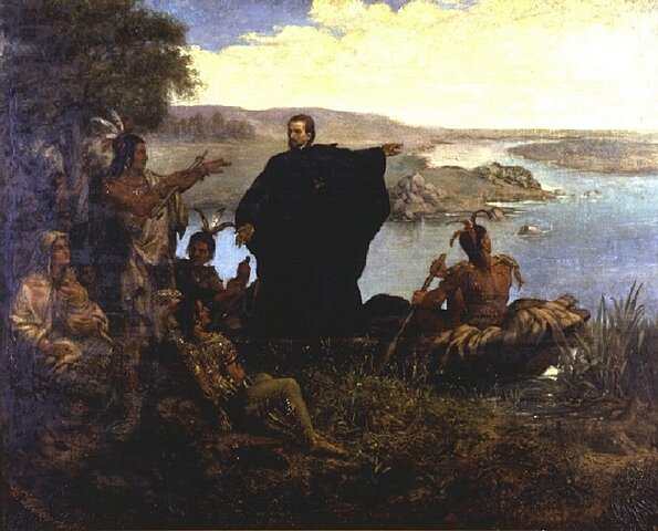 Arrivée des Jésuites en Nouvelle-France