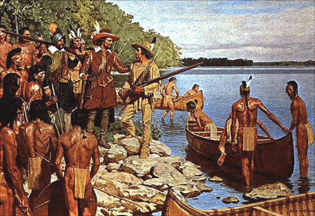 Alliance avec des Hurons et bataille de Ticonderoga