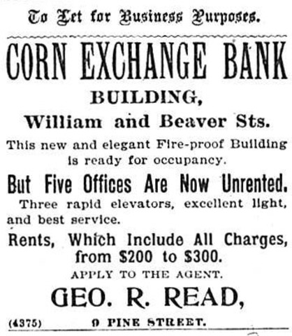 "Corn Exchange Bank Building"
